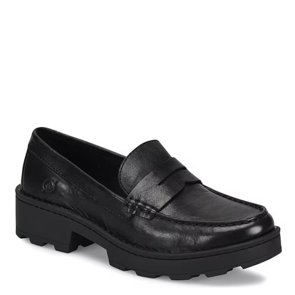 Pre-owned Born Carrera Loafer Sz 7 Black